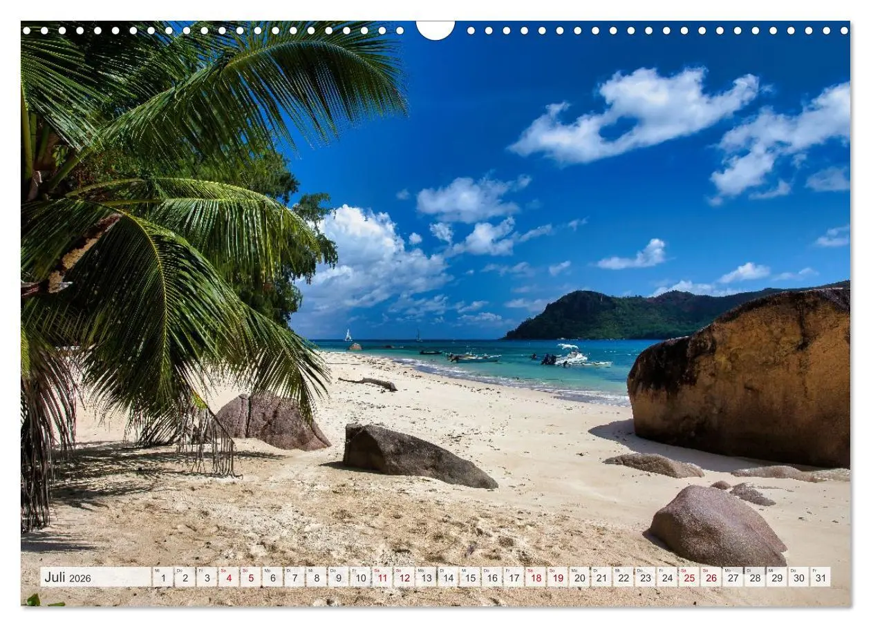 Bild: 9783516532852 | Die Seychellen - ganz nah am Paradies (Wandkalender 2026 DIN A3...