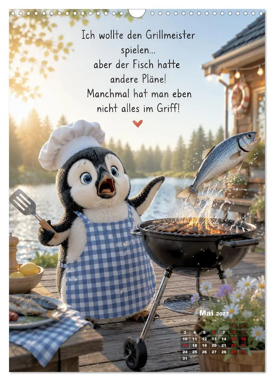 Bild: 9783594372852 | Oscar - Lachen ist die beste Jahreszeit (Wandkalender 2027 DIN A3...