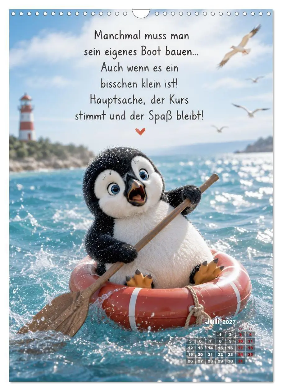 Bild: 9783594372852 | Oscar - Lachen ist die beste Jahreszeit (Wandkalender 2027 DIN A3...