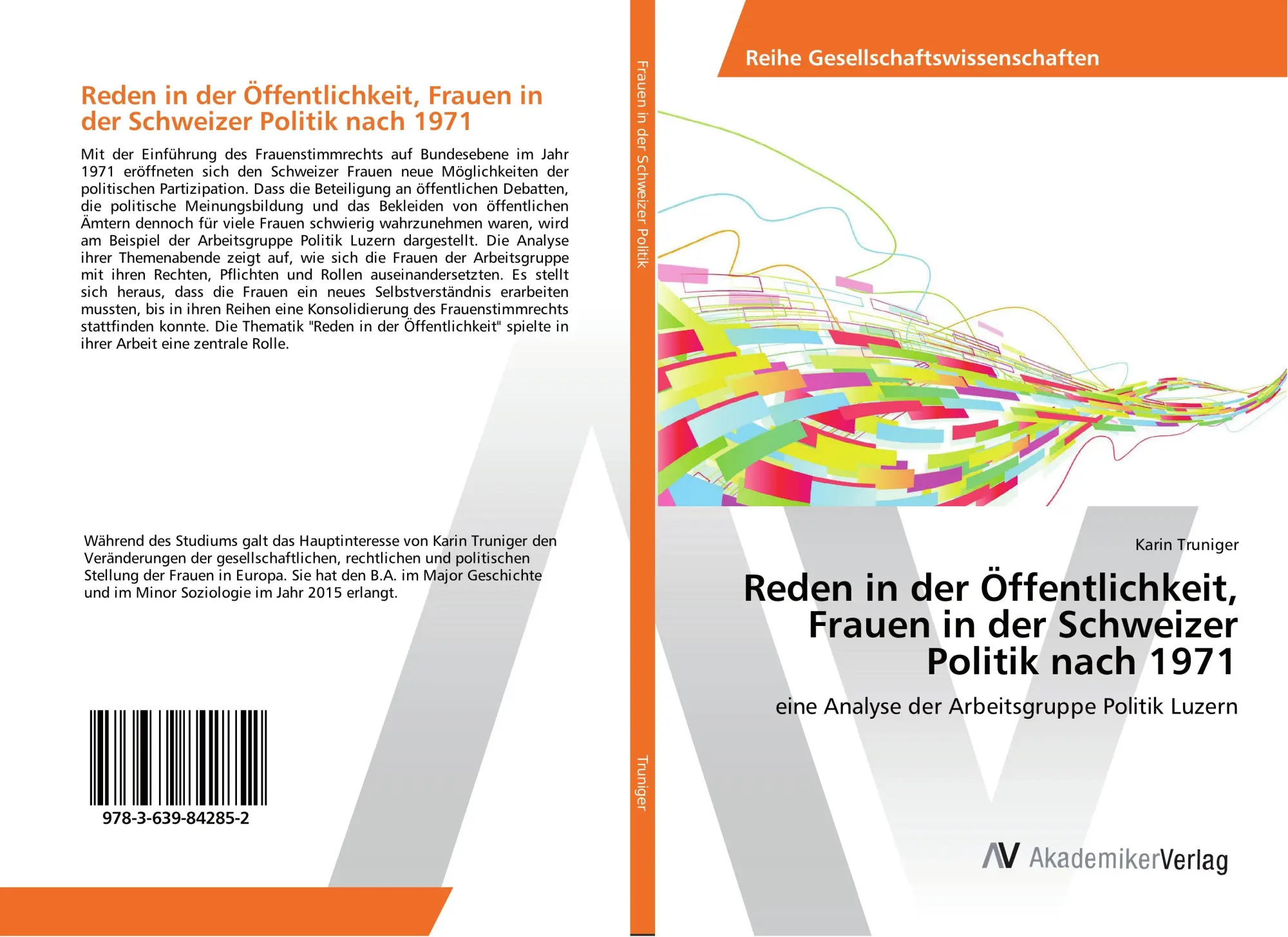 Cover: 9783639842852 | Reden in der Öffentlichkeit, Frauen in der Schweizer Politik nach 1971