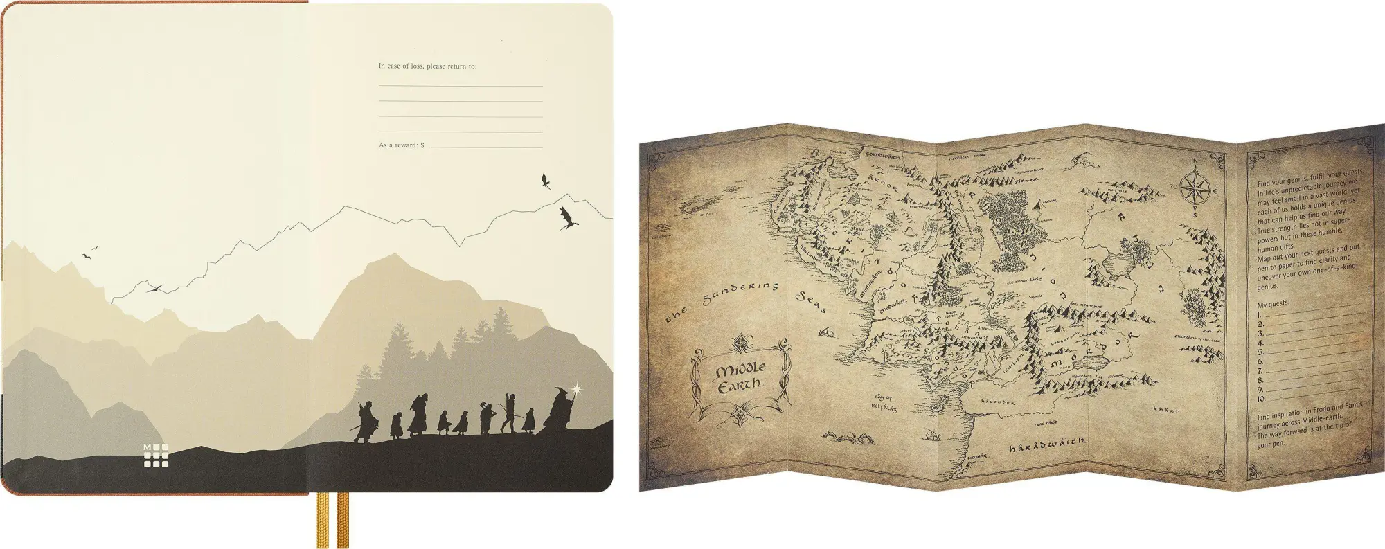 Bild: 8056711512952 | Moleskine Der Herr der Ringe Notizbuch Frodo Sam limitierte...