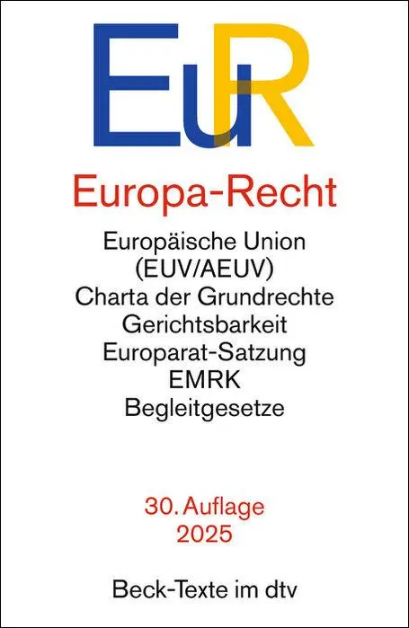 Cover: 9783423532952 | Europa-Recht | Taschenbuch | dtv-Taschenbücher Beck Texte | 799 S.