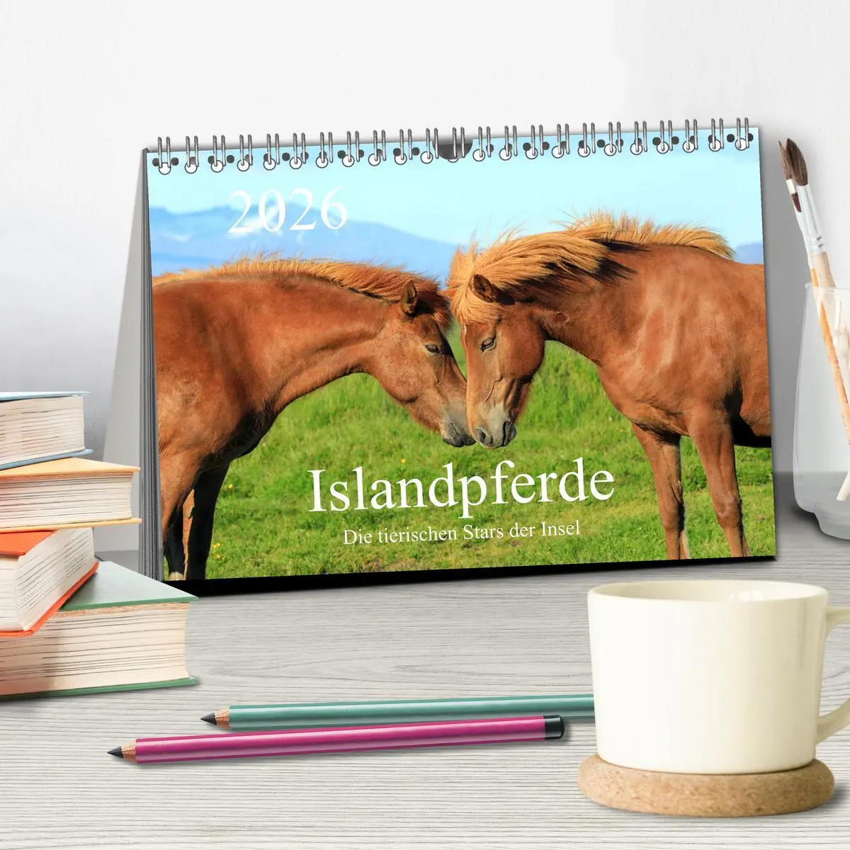 Bild: 9783457812952 | Islandpferde - Die tierischen Stars der Insel (Tischkalender 2026...