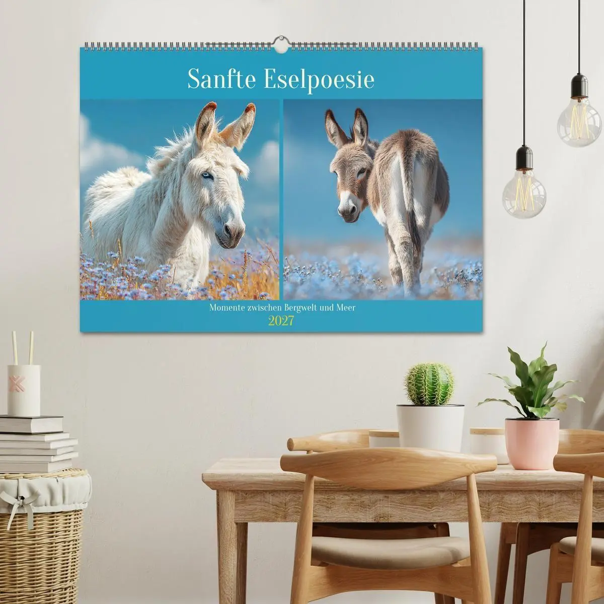 Bild: 9783516762952 | Sanfte Eselpoesie. Momente zwischen Bergwelt und Meer (Wandkalender...