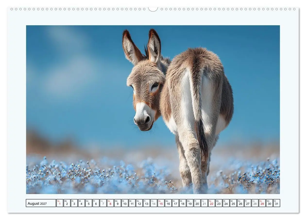 Bild: 9783516762952 | Sanfte Eselpoesie. Momente zwischen Bergwelt und Meer (Wandkalender...