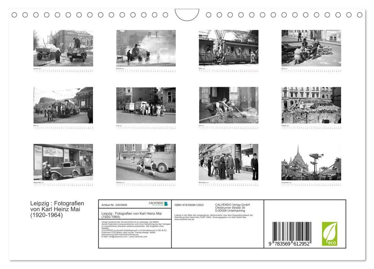 Bild: 9783569612952 | Leipzig : Fotografien von Karl Heinz Mai (1920-1964) (Wandkalender...