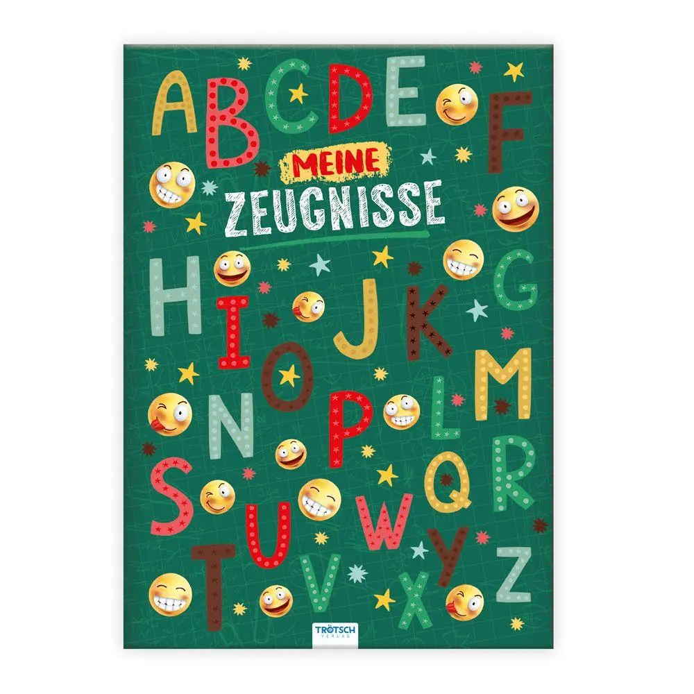 Cover: 4251901513052 | TRÖTSCH - Zeugnismappe A4 wattiert ABC Smile | KG | Mappe | Wundertüte