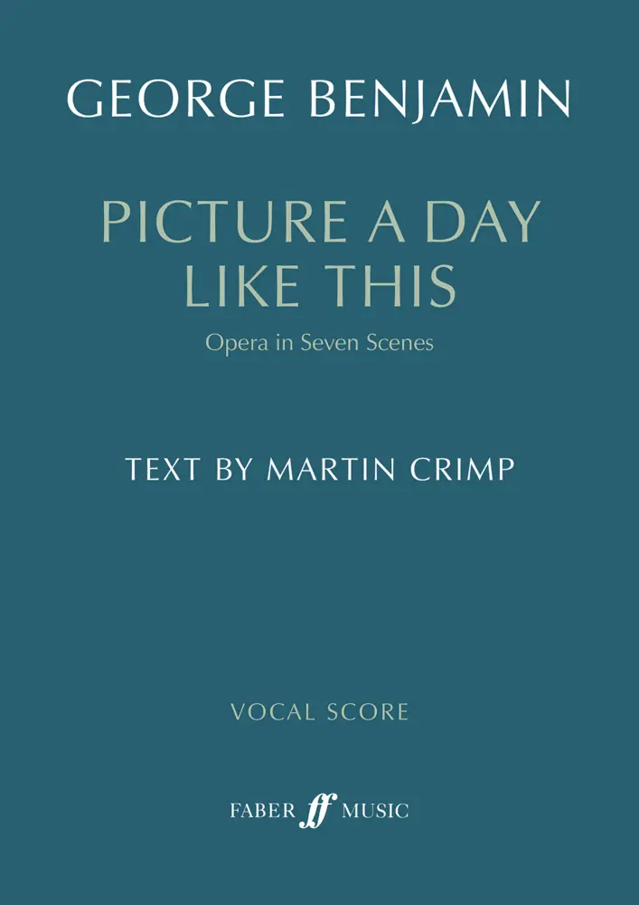 Picture a day like this (Vocal Score)