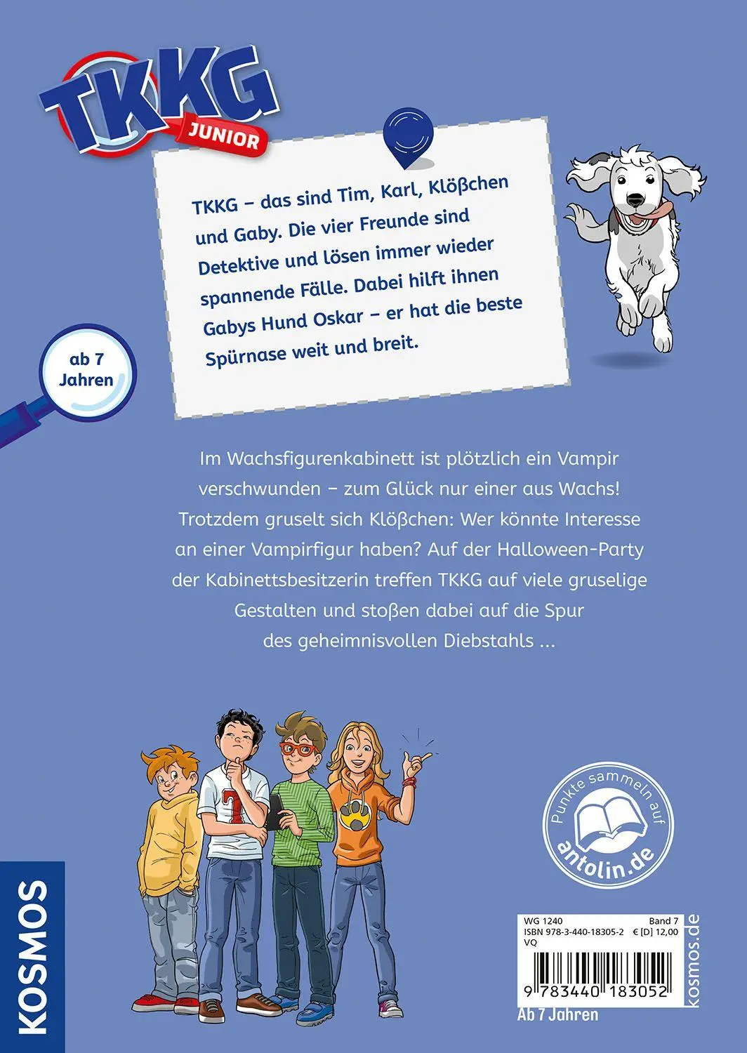 Bild: 9783440183052 | TKKG Junior, 7, Die Dracula-Entführung | Christine Haas | Buch | 80 S.