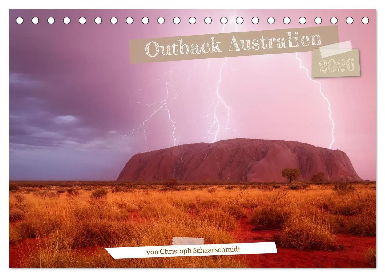 Cover: 9783457493052 | Outback Australien (Tischkalender 2026 DIN A5 quer), CALVENDO...