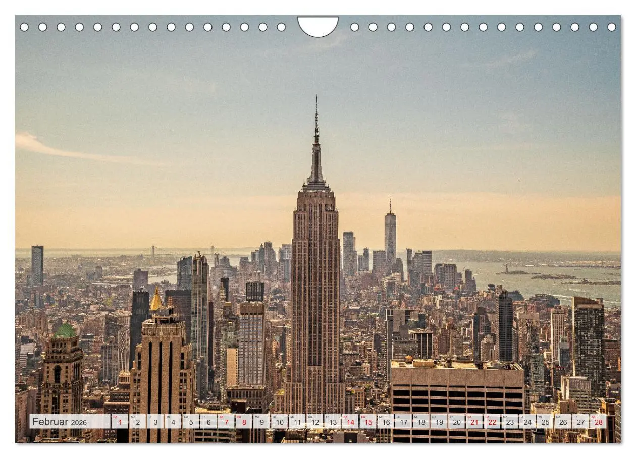 Bild: 9783457563052 | Mein New York Michael Jaster (Wandkalender 2026 DIN A4 quer),...