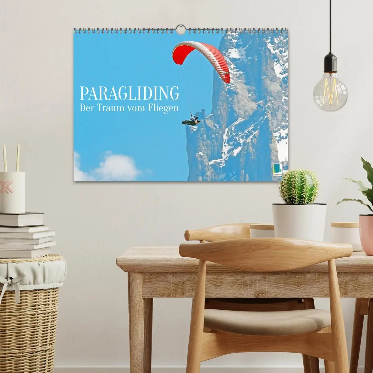 Bild: 9783457943052 | Paragliding: Der Traum vom Fliegen (Wandkalender 2026 DIN A3 quer),...