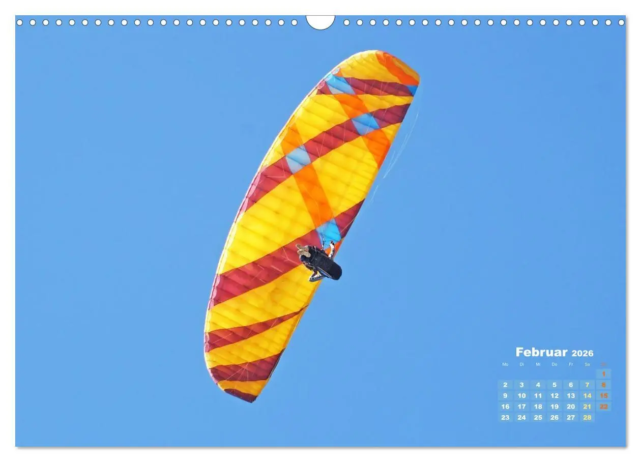 Bild: 9783457943052 | Paragliding: Der Traum vom Fliegen (Wandkalender 2026 DIN A3 quer),...