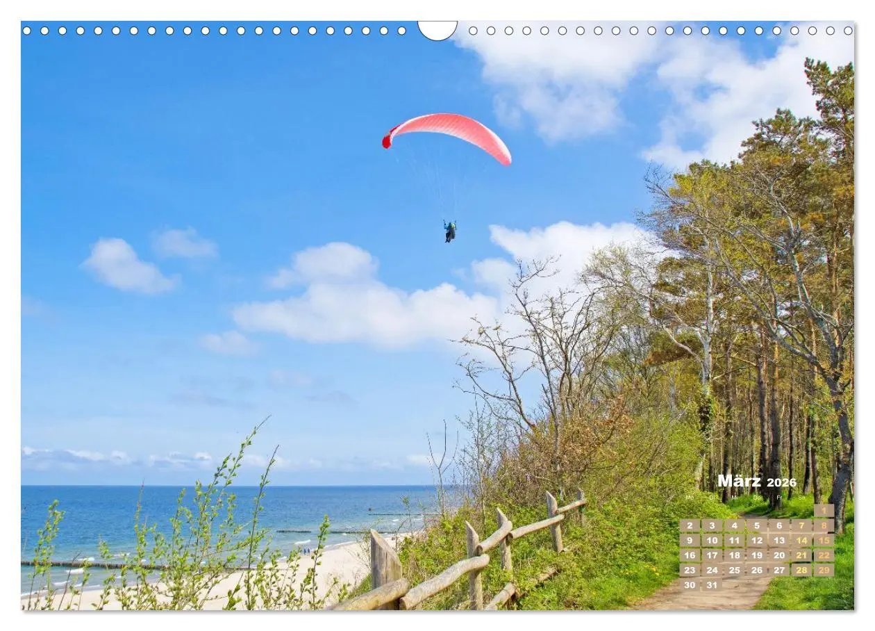 Bild: 9783457943052 | Paragliding: Der Traum vom Fliegen (Wandkalender 2026 DIN A3 quer),...