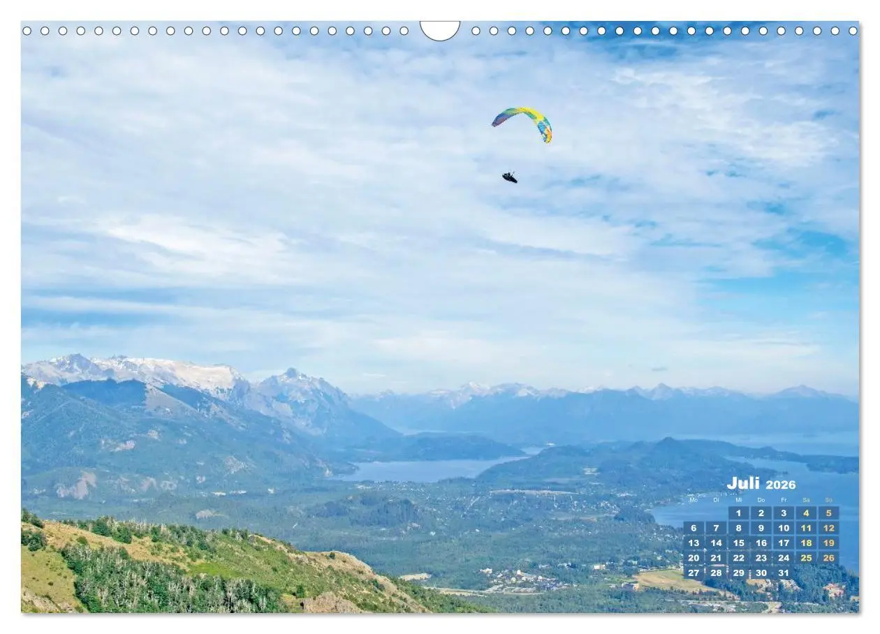 Bild: 9783457943052 | Paragliding: Der Traum vom Fliegen (Wandkalender 2026 DIN A3 quer),...