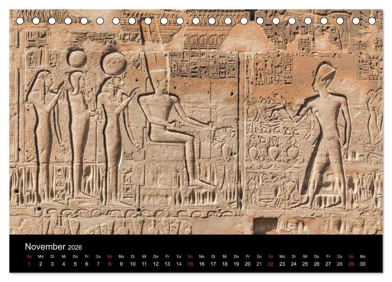 Bild: 9783516033052 | Ägypten (Tischkalender 2026 DIN A5 quer), CALVENDO Monatskalender