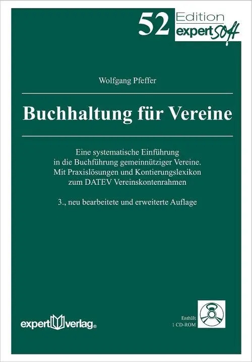 Cover: 9783816933052 | Buchhaltung für Vereine | Wolfgang Pfeffer | Taschenbuch | 234 S.