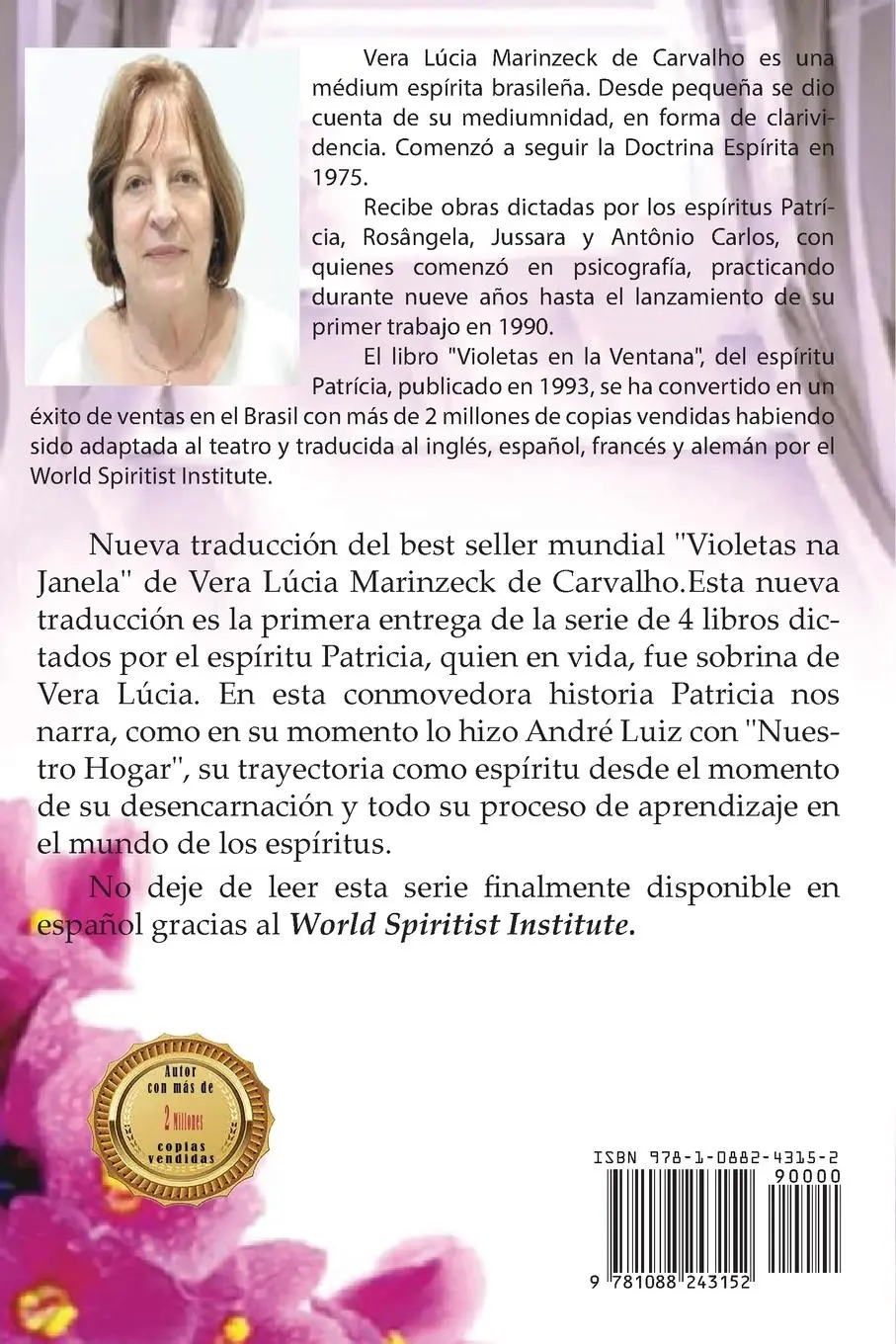 Rückseite: 9781088243152 | Violetas en la Ventana | Vera Lúcia Marinzeck de Carvalho (u. a.)