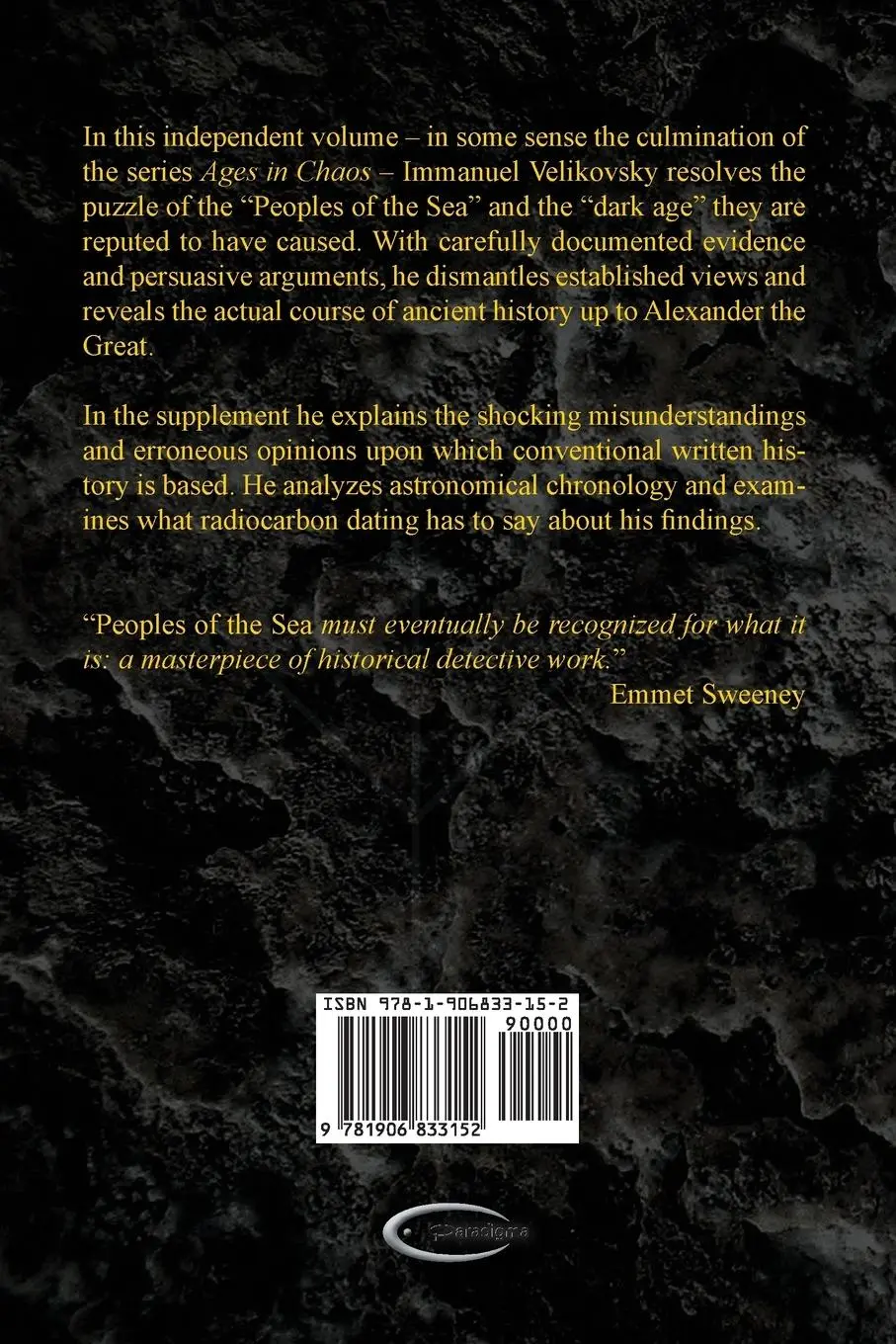 Rückseite: 9781906833152 | Ages in Chaos III | Peoples of the Sea | Immanuel Velikovsky | Buch