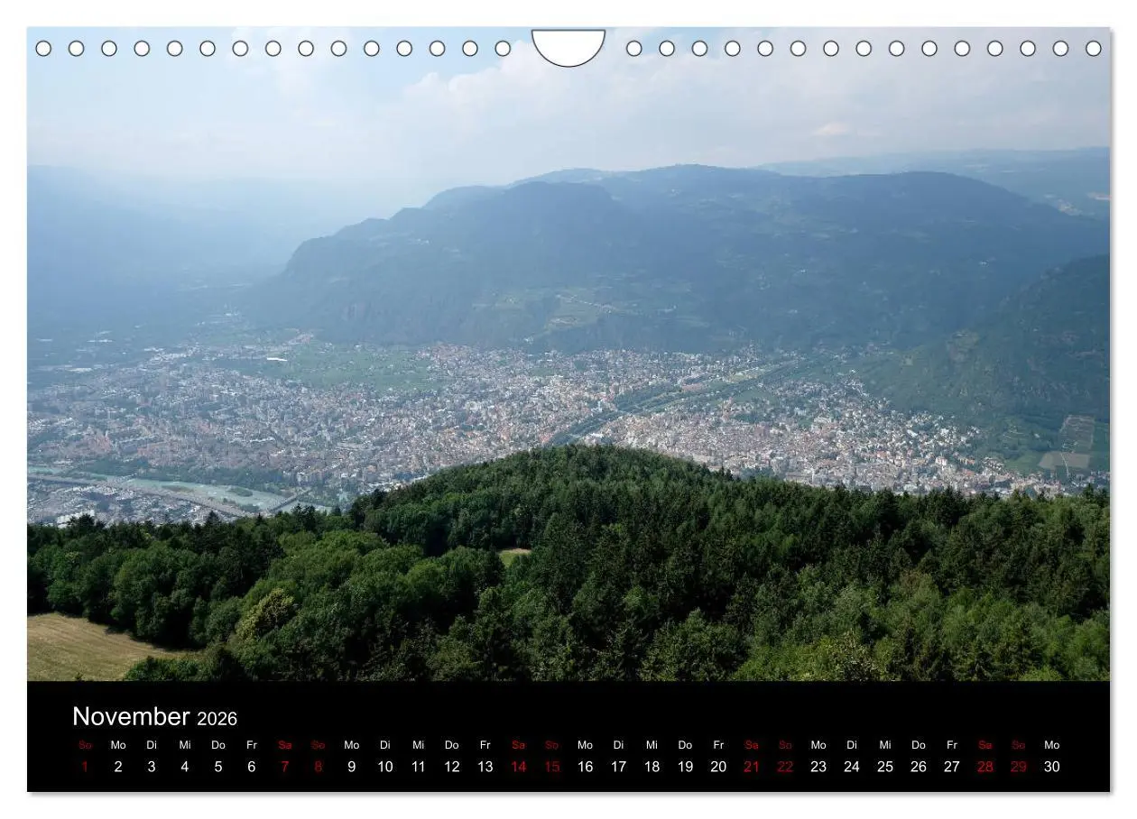 Bild: 9783457863152 | Bozen 2026 (Wandkalender 2026 DIN A4 quer), CALVENDO Monatskalender