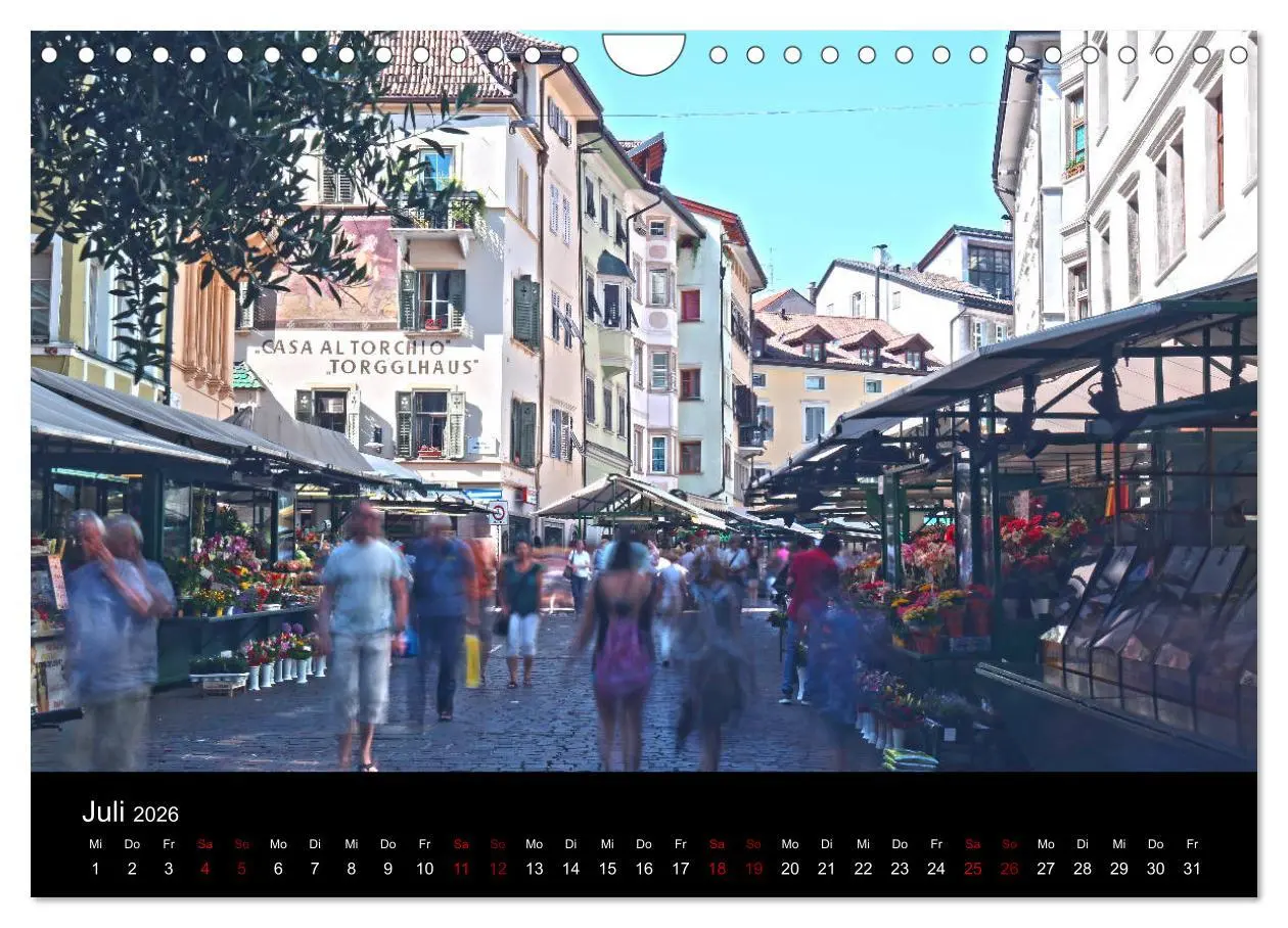 Bild: 9783457863152 | Bozen 2026 (Wandkalender 2026 DIN A4 quer), CALVENDO Monatskalender