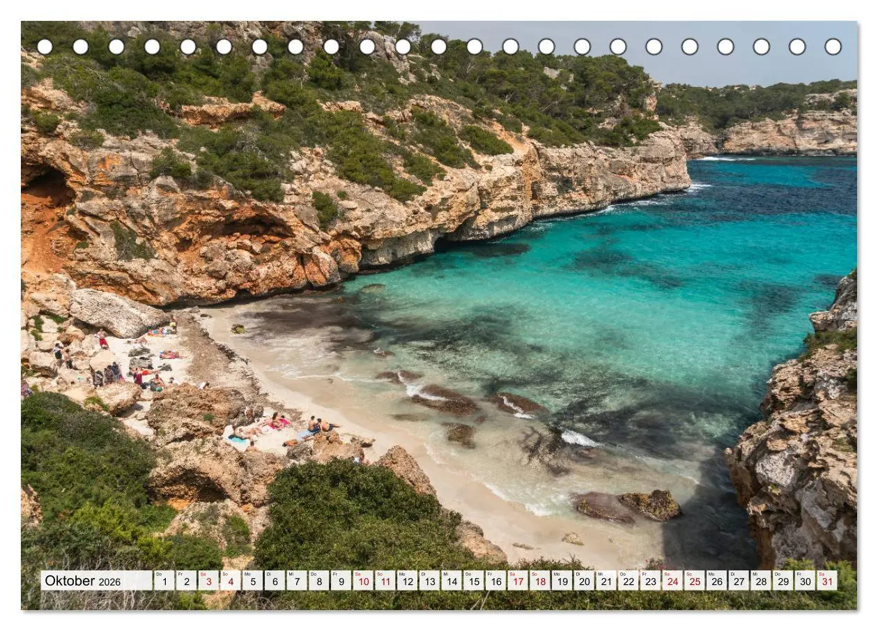 Bild: 9783457933152 | Traumstrände auf Mallorca (Tischkalender 2026 DIN A5 quer),...