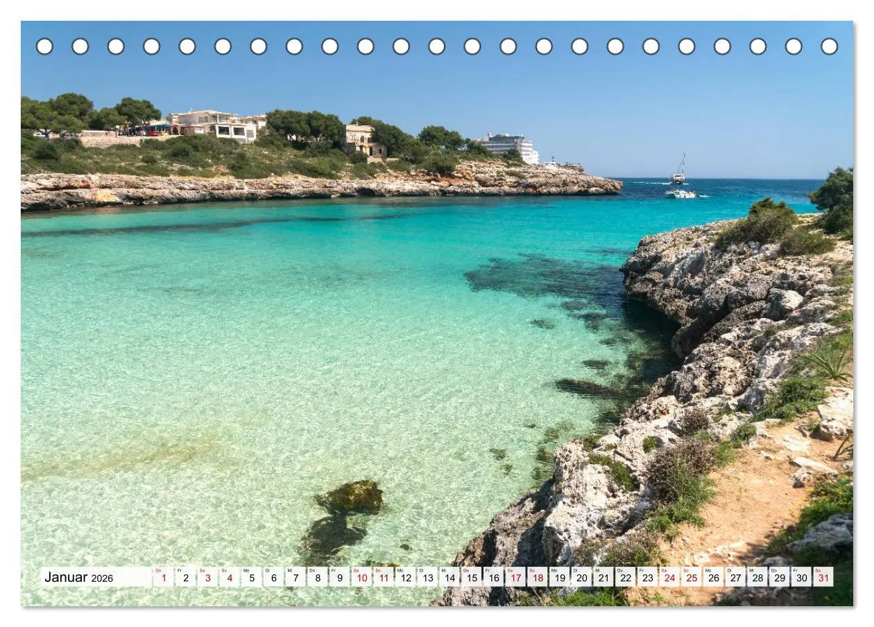 Bild: 9783457933152 | Traumstrände auf Mallorca (Tischkalender 2026 DIN A5 quer),...