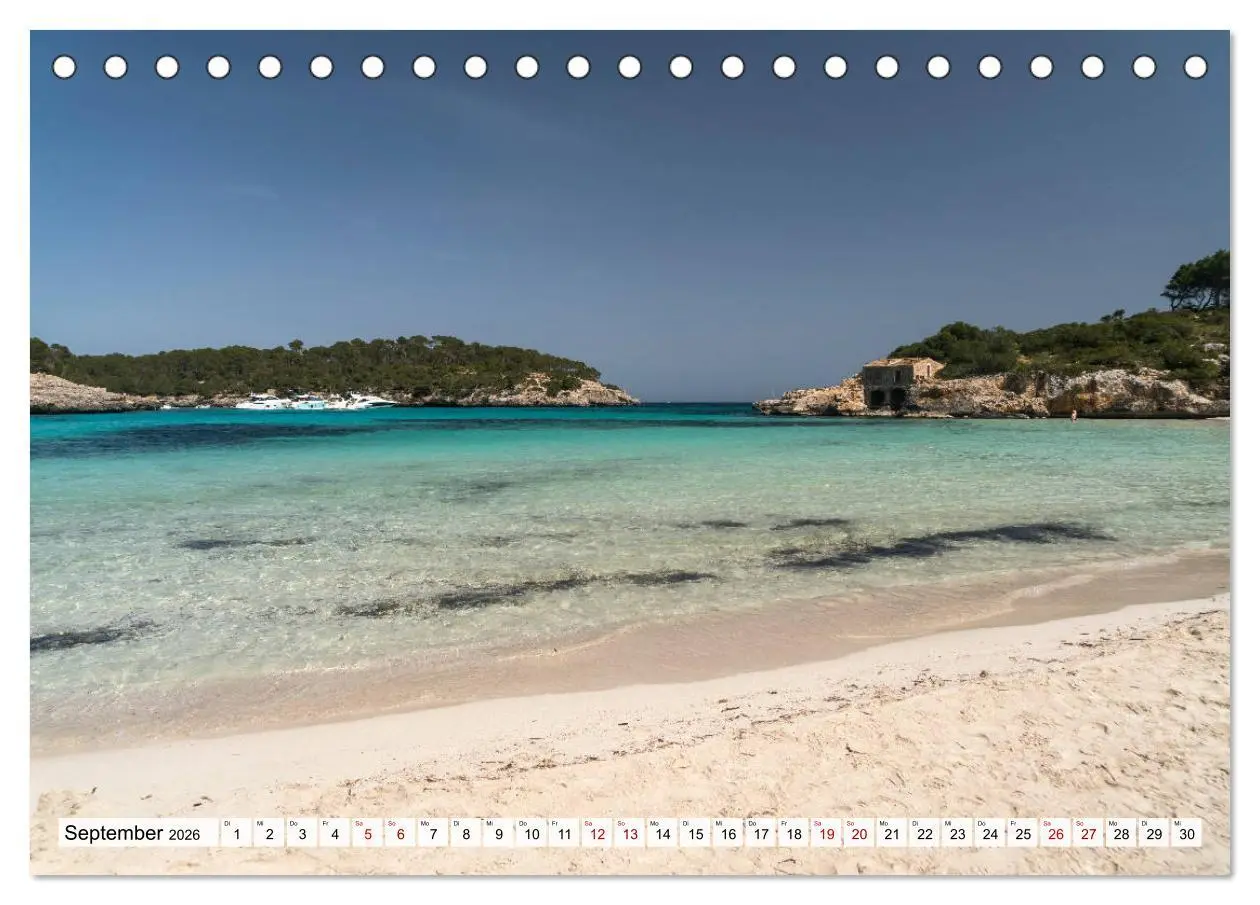 Bild: 9783457933152 | Traumstrände auf Mallorca (Tischkalender 2026 DIN A5 quer),...