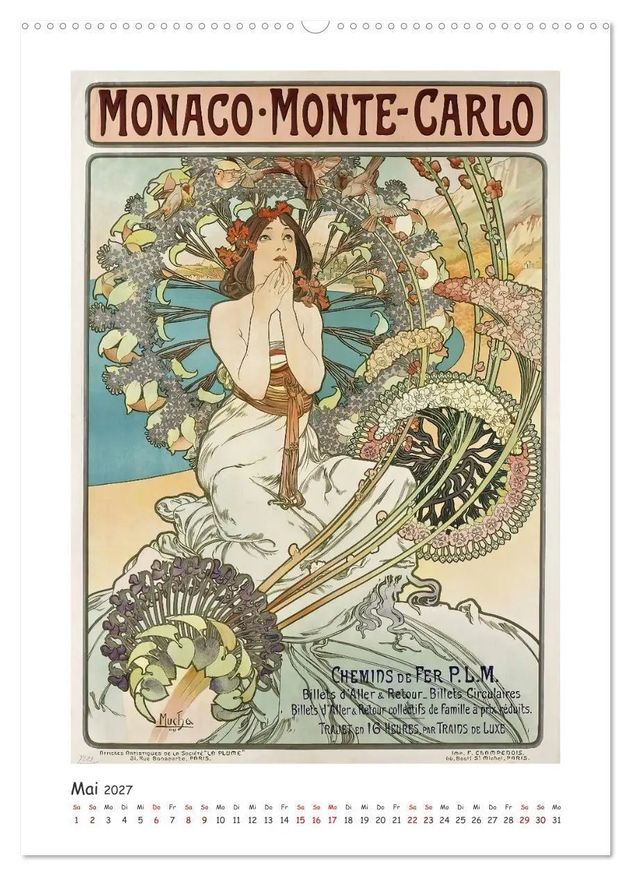 Bild: 9783569283152 | Alfons Mucha - Eine Hommage in zwölf Monaten (hochwertiger Premium...