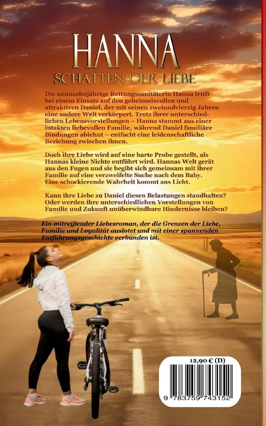 Rückseite: 9783759743152 | Hanna | Schatten der Liebe | Wilma Borghoff | Taschenbuch | Paperback