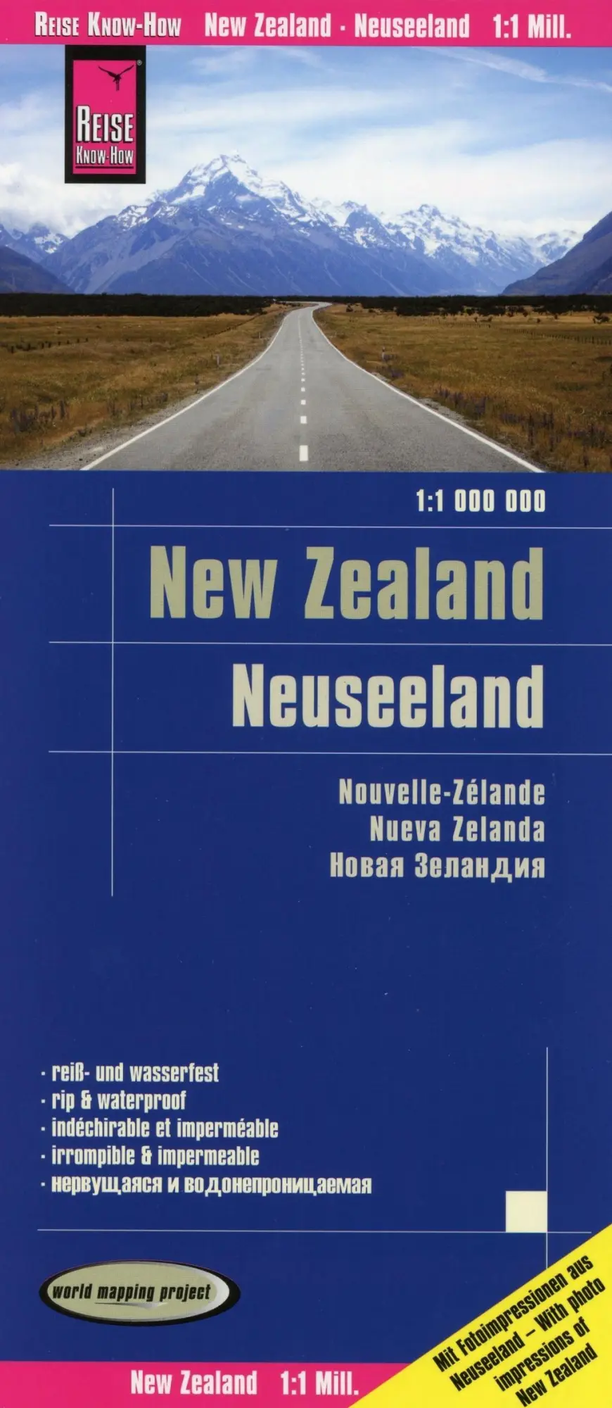 Cover: 9783831773152 | Reise Know-How Landkarte Neuseeland 1 : 1.000.000 | Rump | 2 S. | 2018