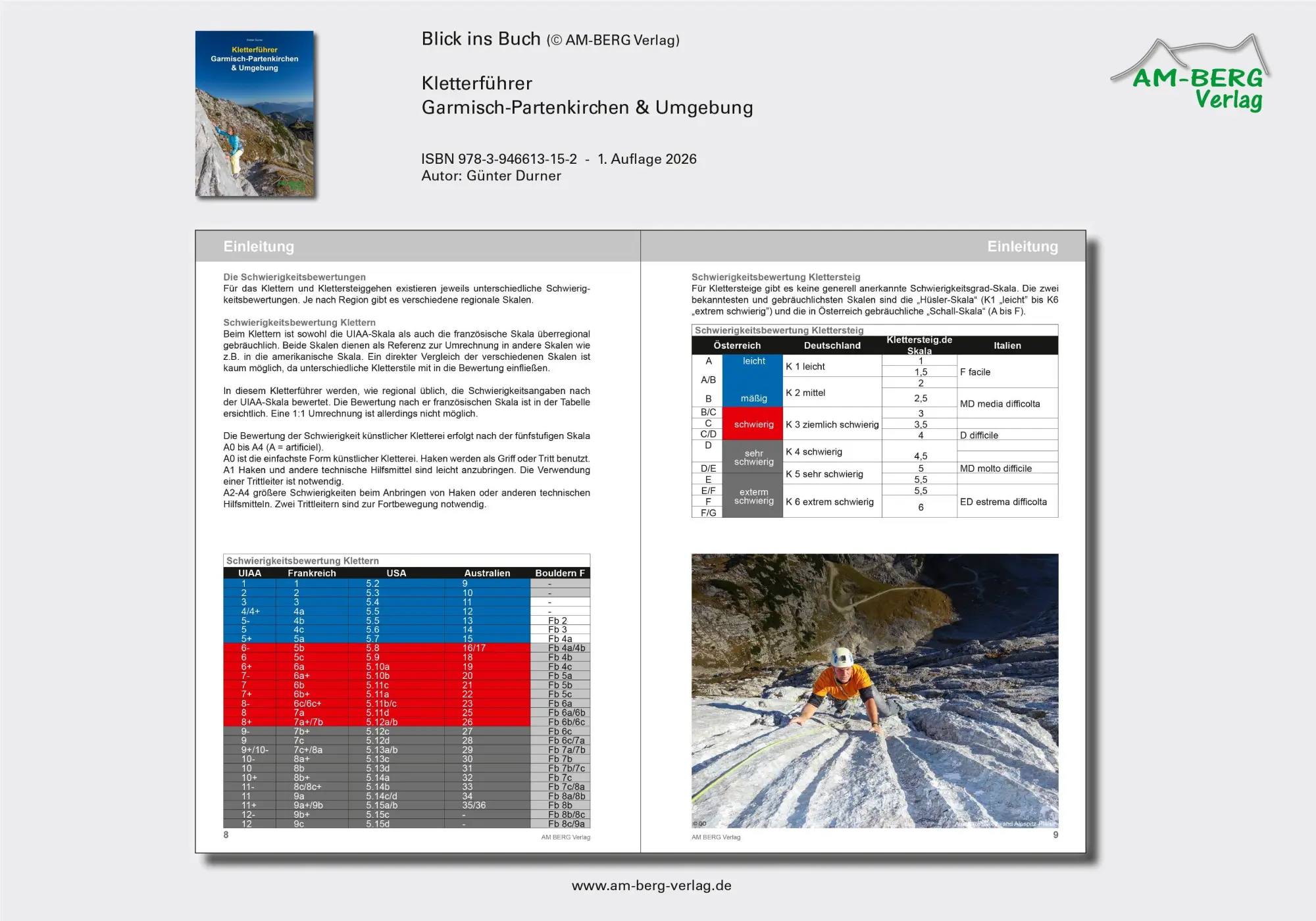 Bild: 9783946613152 | Kletterführer Garmisch-Partenkirchen &amp; Umgebung | Günter Durner | Buch