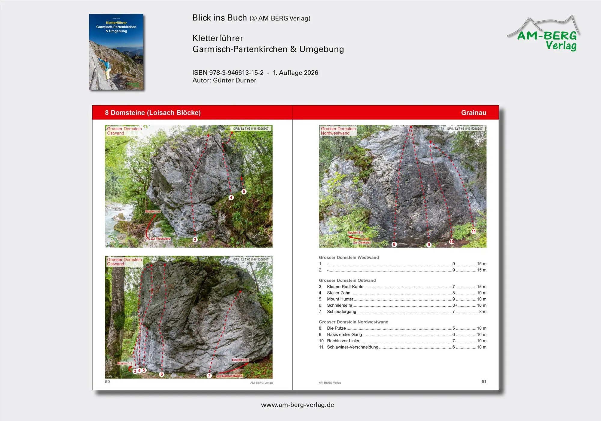 Bild: 9783946613152 | Kletterführer Garmisch-Partenkirchen &amp; Umgebung | Günter Durner | Buch