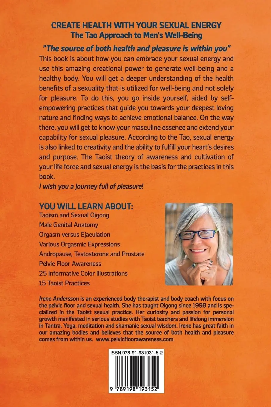 Rückseite: 9789198193152 | Create Health with Your Sexual Energy - The Tao Approach to Mens...