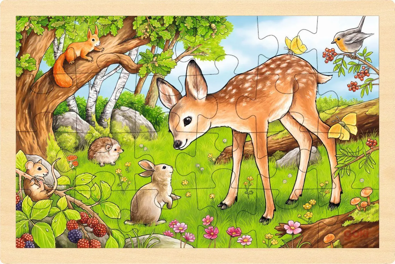 Cover: 4013594573252 | Einlegepuzzle Rehkitz | Spiel | Deutsch | 2024 | EAN 4013594573252