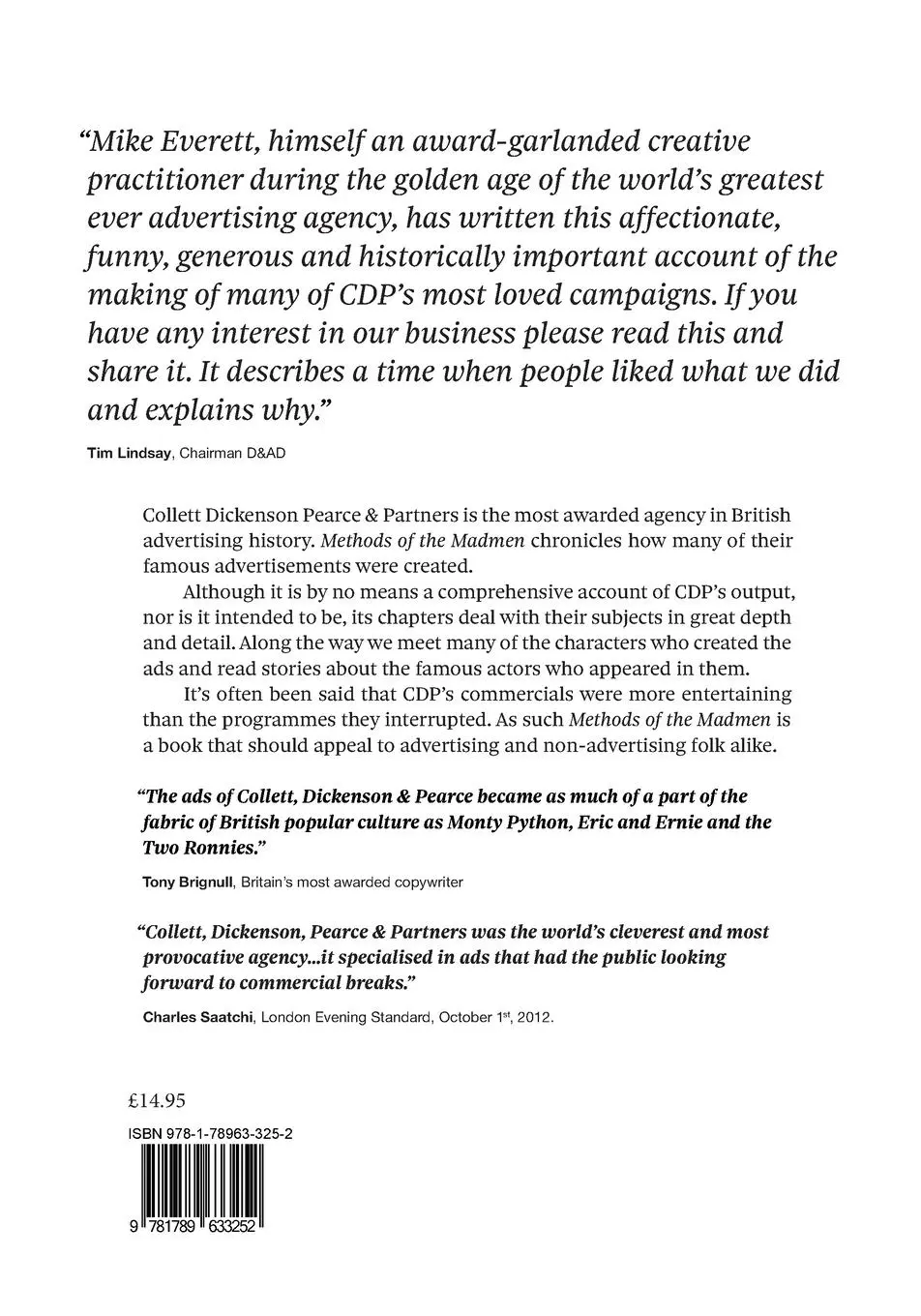 Rückseite: 9781789633252 | Methods of the Madmen | Mike Everett | Taschenbuch | Englisch | 2022