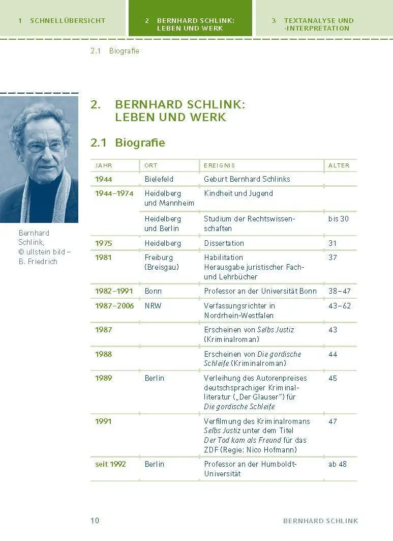 Bild: 9783129303252 | Der Vorleser von Bernhard Schlink | Textanalyse und Interpretation
