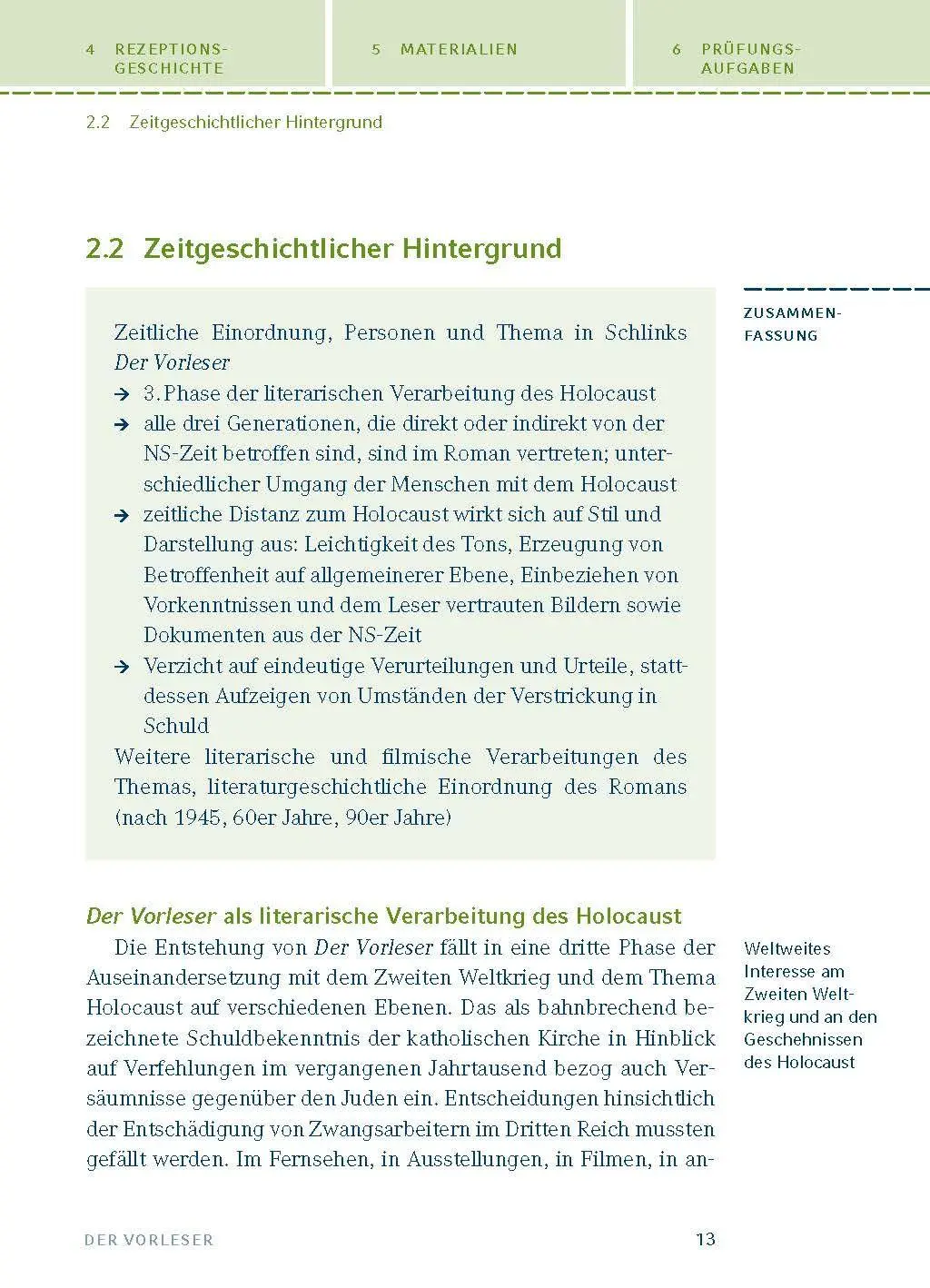 Bild: 9783129303252 | Der Vorleser von Bernhard Schlink | Textanalyse und Interpretation