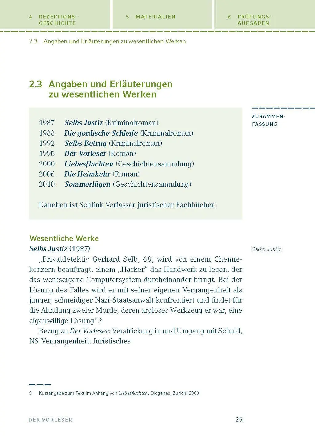 Bild: 9783129303252 | Der Vorleser von Bernhard Schlink | Textanalyse und Interpretation