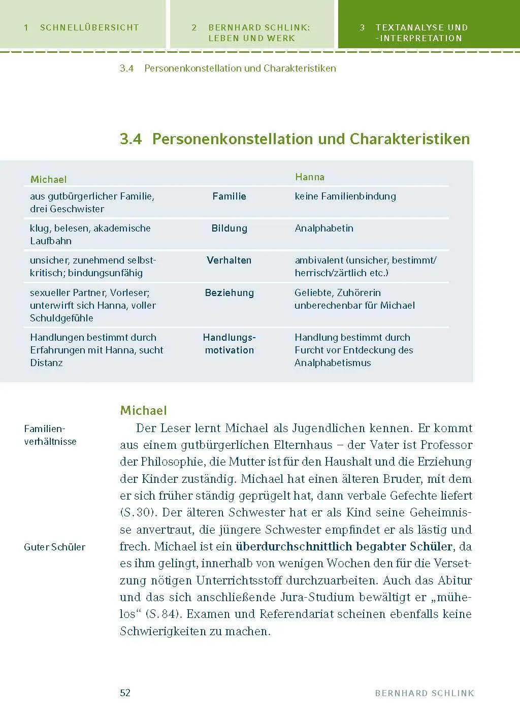 Bild: 9783129303252 | Der Vorleser von Bernhard Schlink | Textanalyse und Interpretation