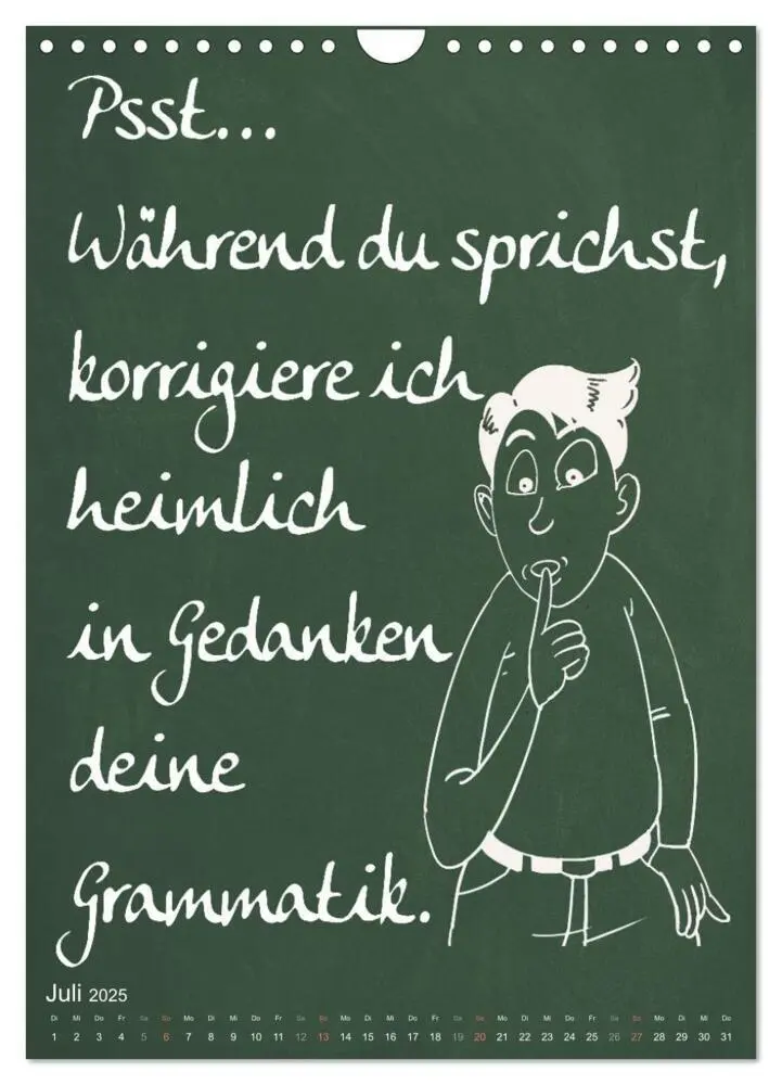 Bild: 9783435903252 | Coole Lehrersprüche (Wandkalender 2025 DIN A4 hoch), CALVENDO...