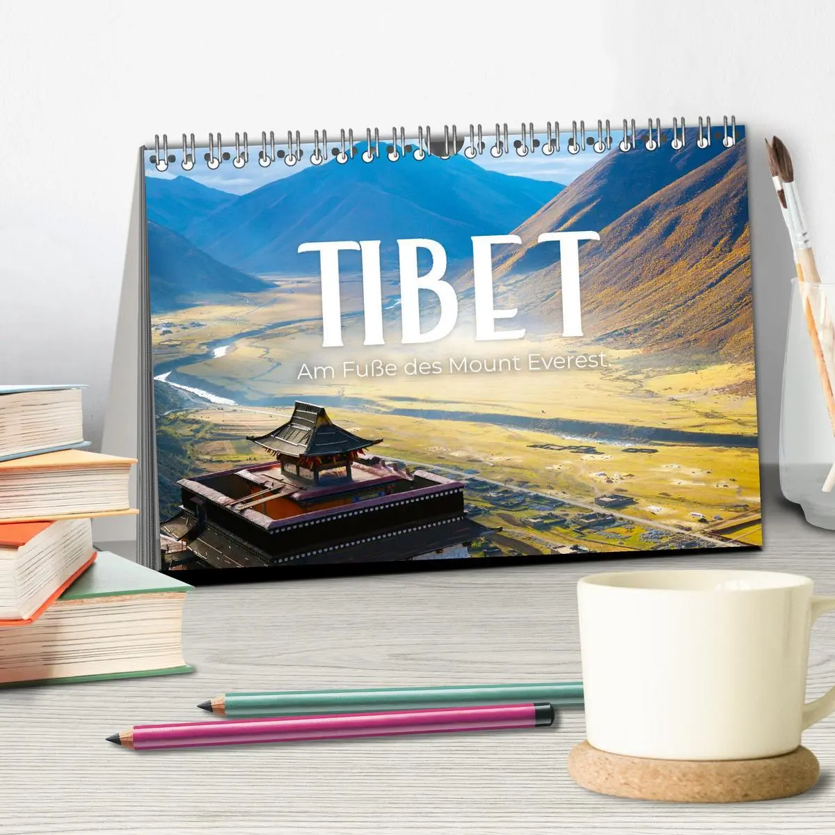 Bild: 9783457613252 | Tibet - Am Fuße des Mount Everest. (Tischkalender 2026 DIN A5...