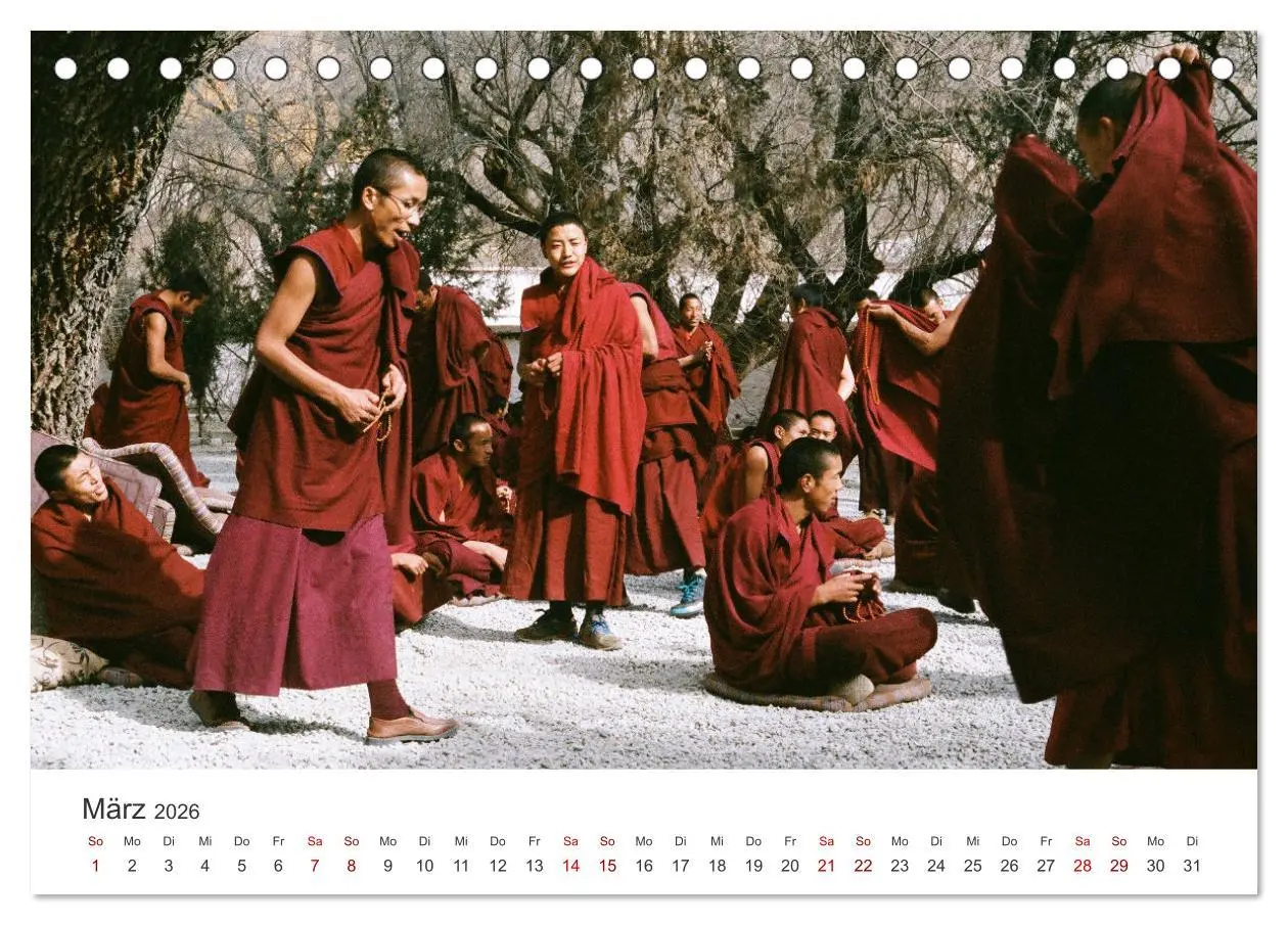 Bild: 9783457613252 | Tibet - Am Fuße des Mount Everest. (Tischkalender 2026 DIN A5...