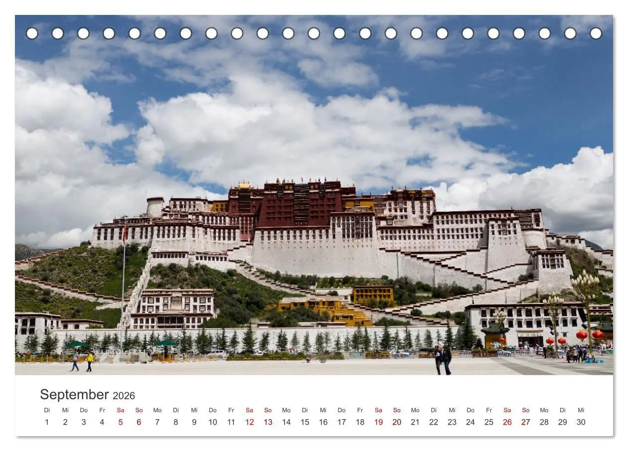 Bild: 9783457613252 | Tibet - Am Fuße des Mount Everest. (Tischkalender 2026 DIN A5...