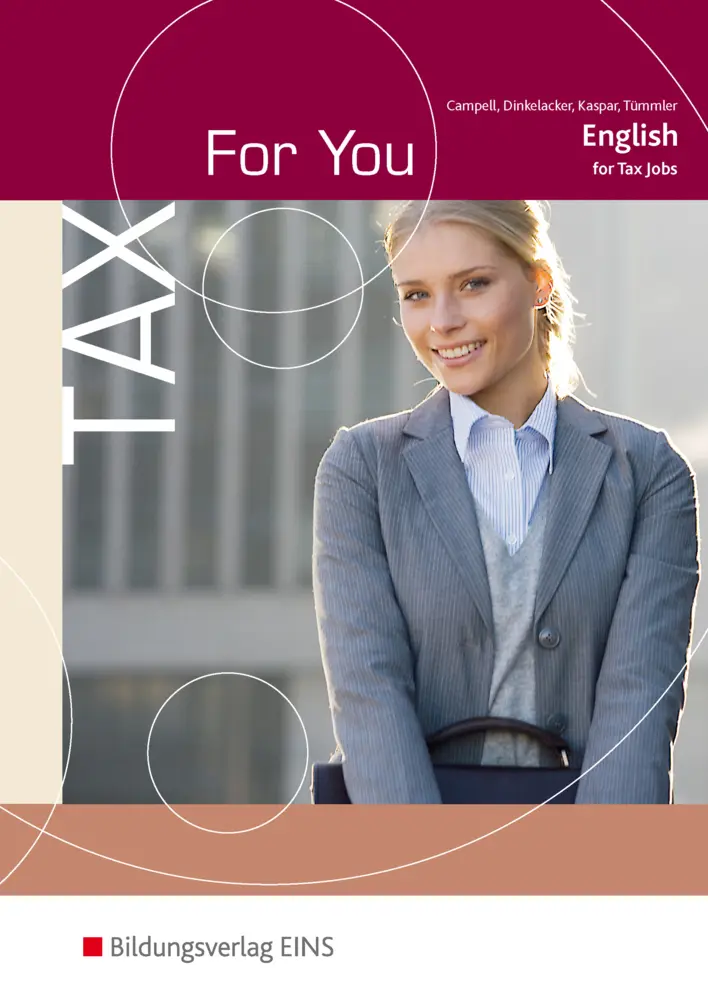 Cover: 9783824213252 | Tax For You | English for Tax Jobs Schulbuch | Sabine Tümmler (u. a.)
