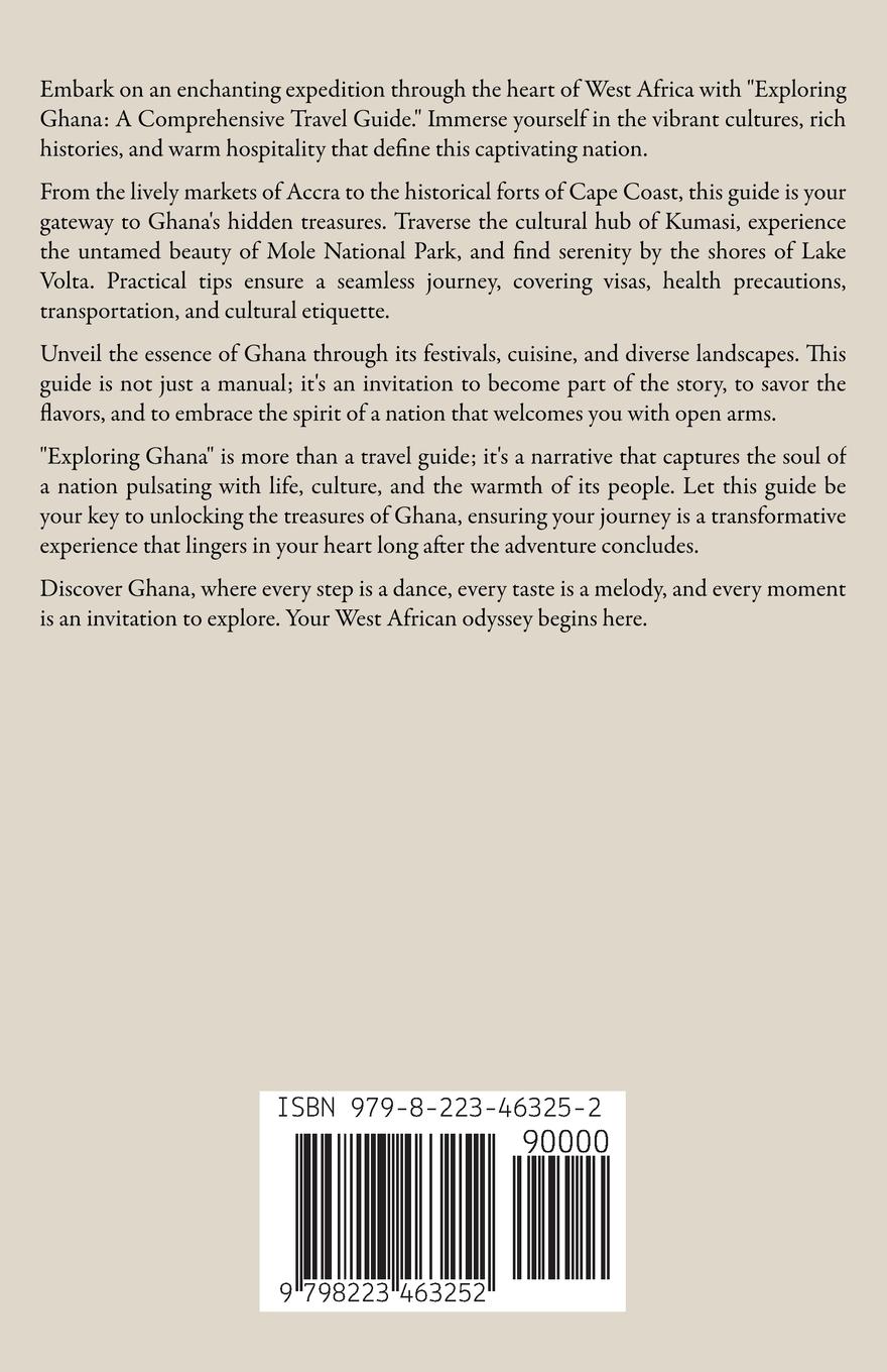 Rückseite: 9798223463252 | Exploring Ghana | A Comprehensive Travel Guide | William Jones | Buch