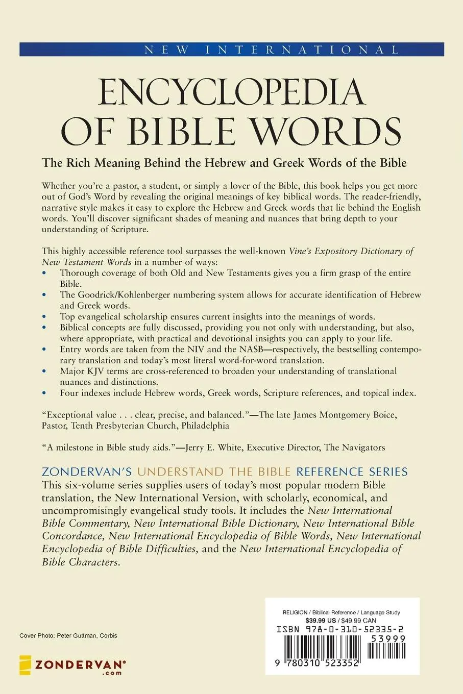 Rückseite: 9780310523352 | New International Encyclopedia of Bible Words | Lawrence Richards