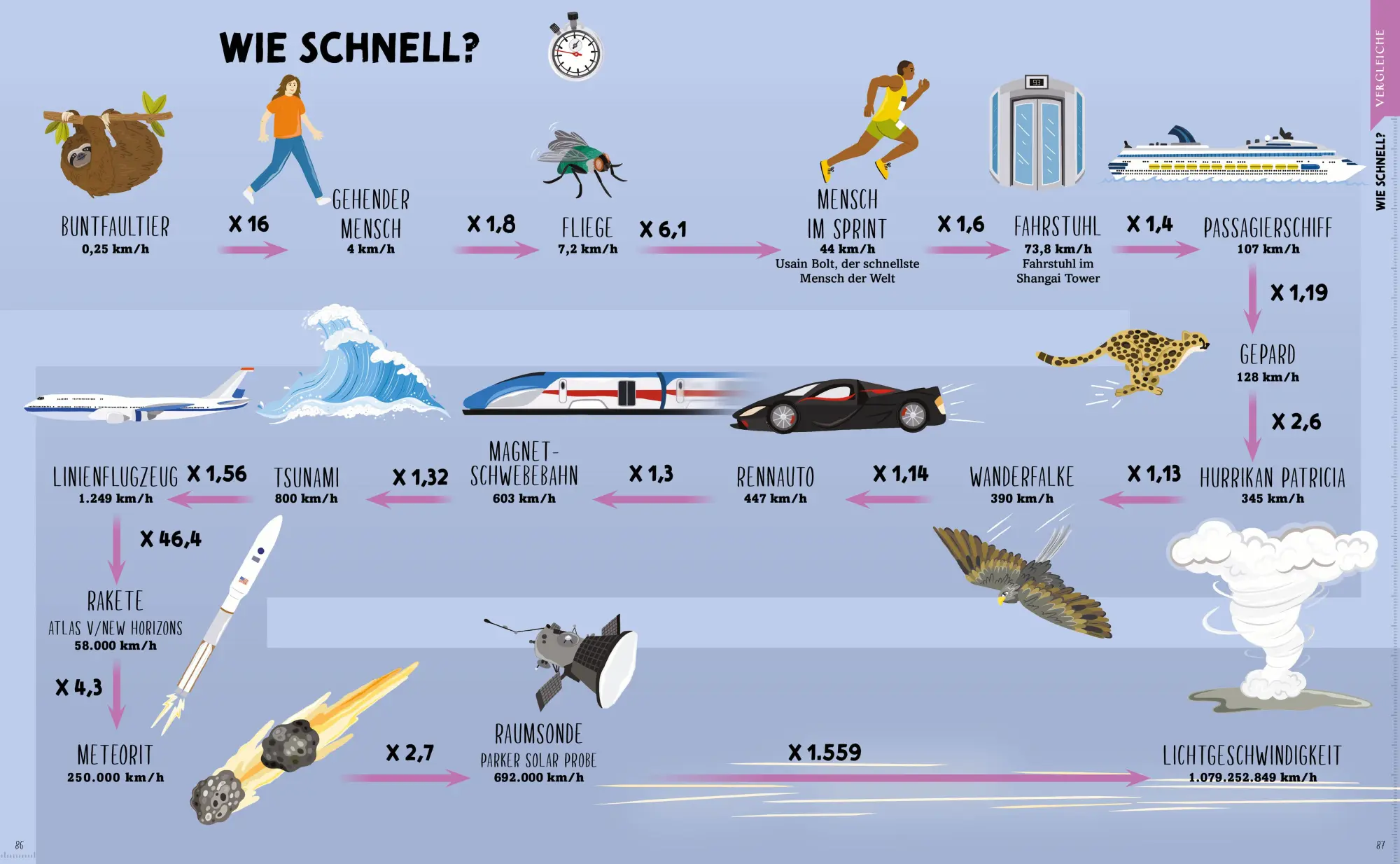 Bild: 9783038763352 | Wir messen die Welt | Natur, Tiere, Menschen und Bauwerke im Vergleich