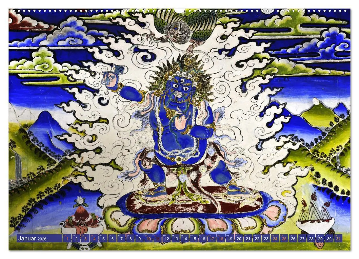 Bild: 9783457913352 | Mystische Wesen - Buddhistische Kunst im Himalaya (Wandkalender...