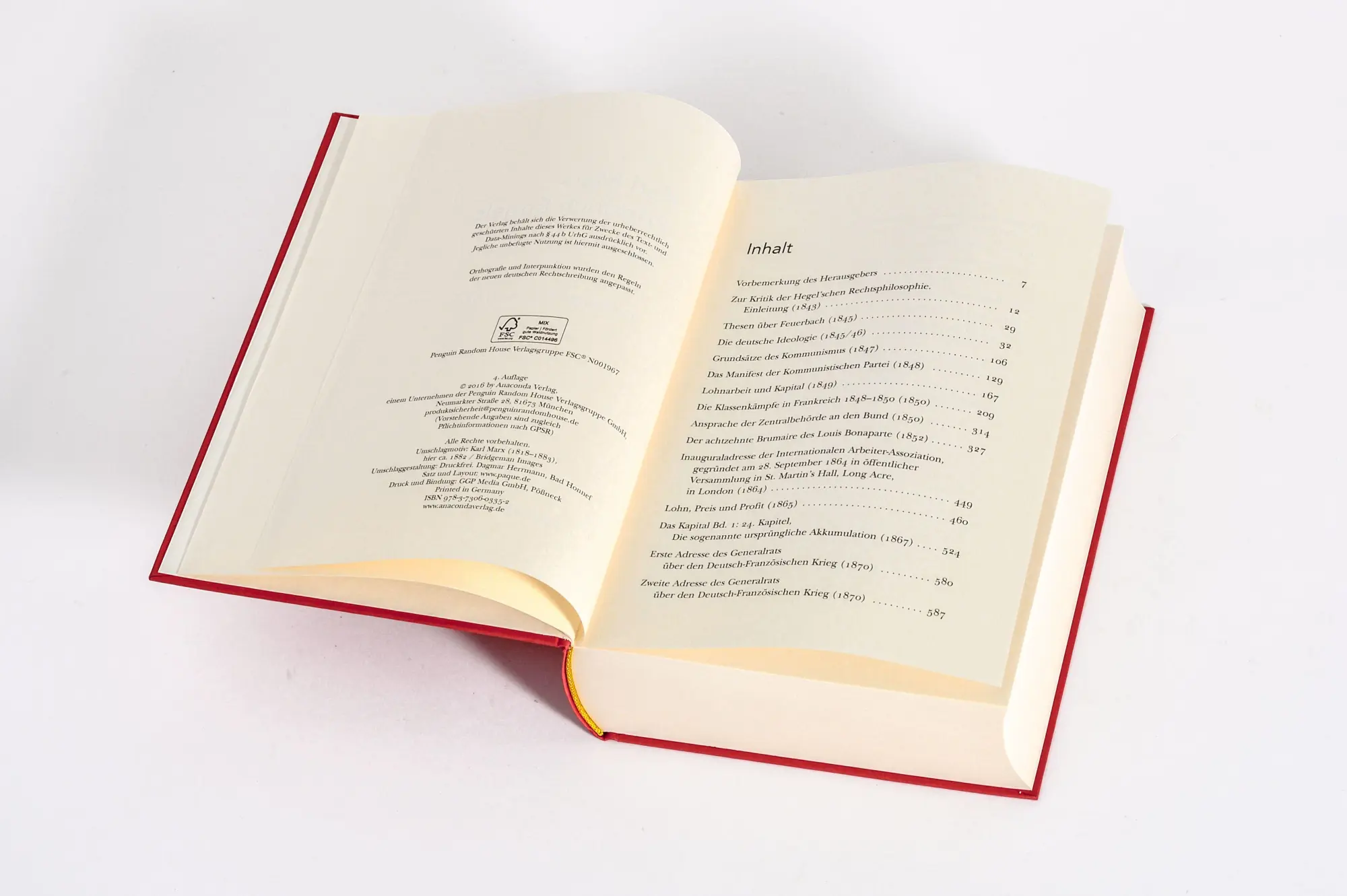 Bild: 9783730603352 | Karl Marx / Friedrich Engels - Gesammelte Werke (Leinenausg. mit...